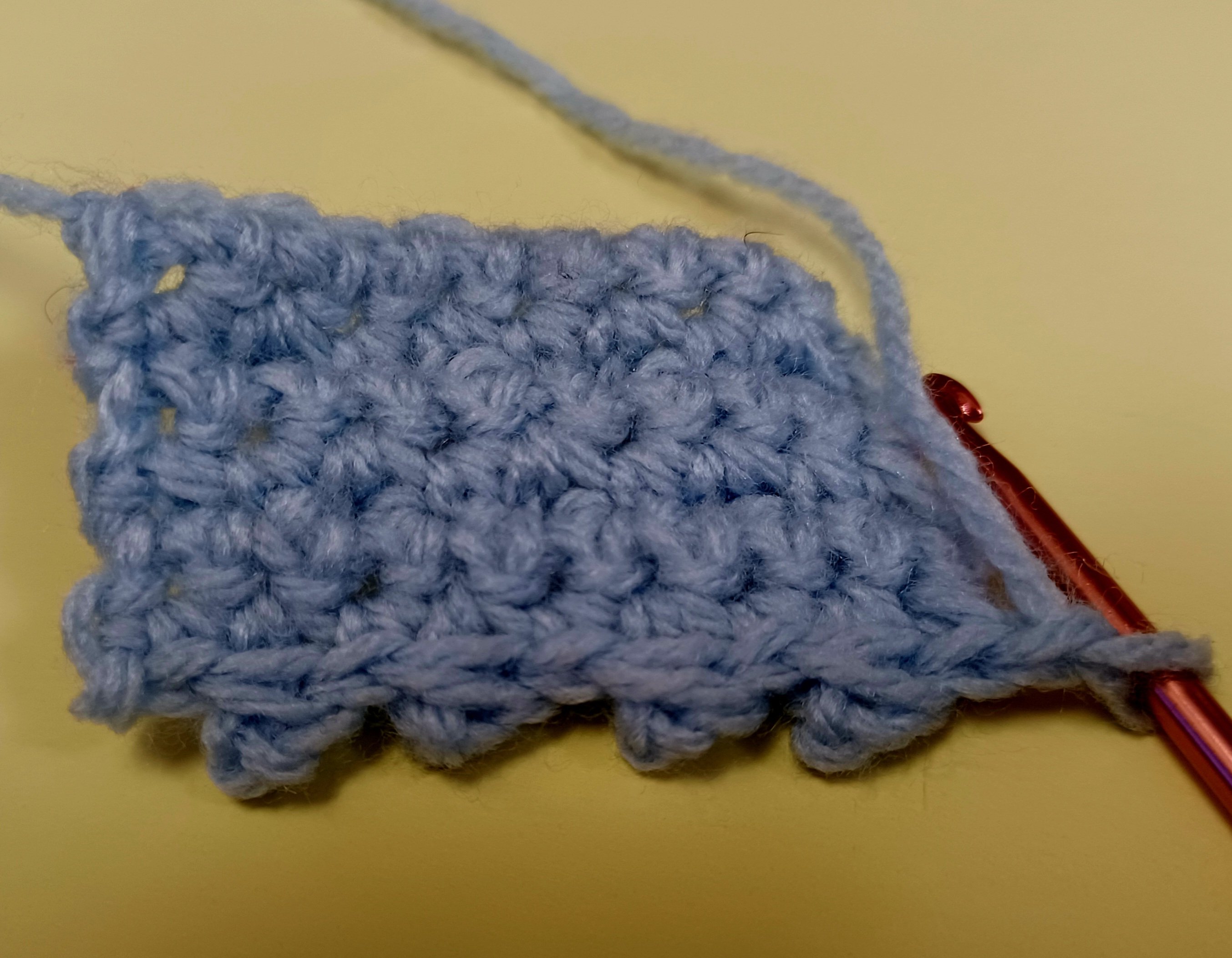 Making a crochet soap saver