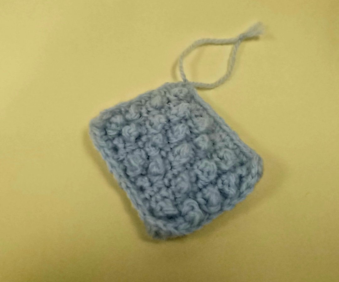 Making a crochet soap saver